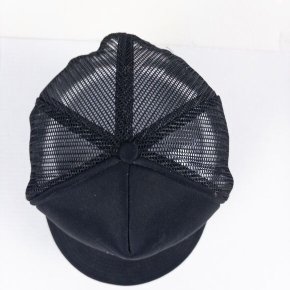 Vintage 80s Dole Whip Trucker Hat Black Mesh Snapback Ice Cream Promo Cap - Picture 2 of 5